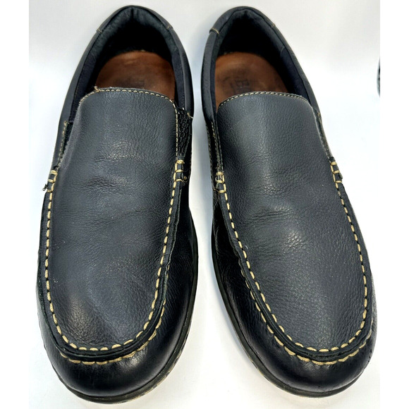 Born Leather Loafers Men's 11.5 Driving Moc Slip On Black Loafer Shoes Casual - Picture 4 of 10